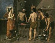 Diego Velazquez Apollo in the Forge of Vulcan oil painting